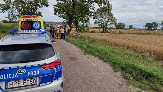 12-latka na motocyklu miała wypadek. Lądował śmigłowiec LPR