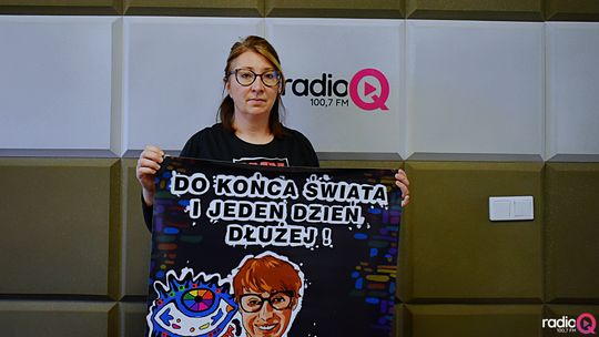 Agnieszka Bartosiak w Radiu Q opowiadała o WOŚP w Gostyninie