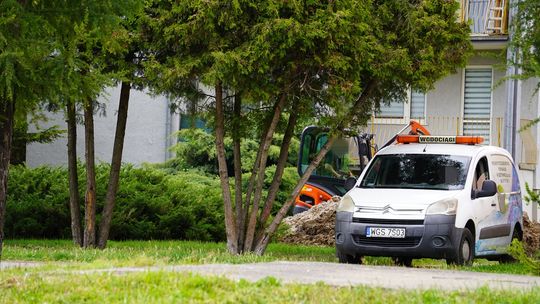 Awaria wodociągu na Czapskiego