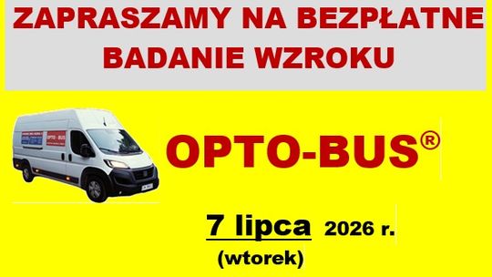 Bezpłatne badanie wzroku w Gostyninie. Opto-Bus przyjedzie 7 lipca