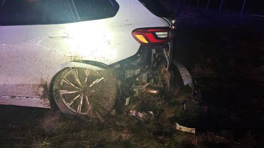 BMW rozbiło się na A1