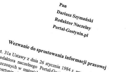Dariusz Szymański nie zamierza przepraszać i czeka na rozprawy sądowe