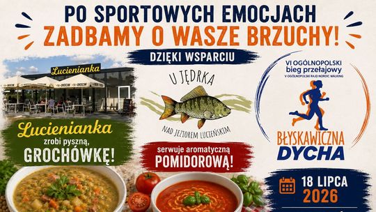 Dobra wiadomość dla uczestników VI Ogólnopolskiego Biegu Przełajowego Błyskawiczna Dycha