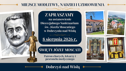 Dobrzyń nad Wisłą miejscem kultu Świętego Lekarza z Neapolu