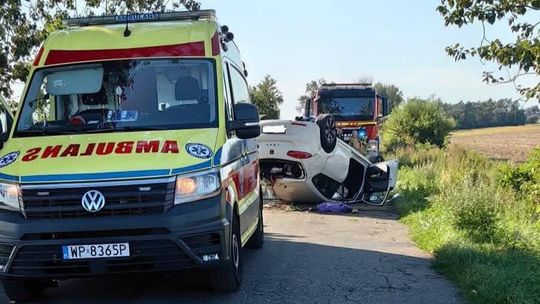 Dwoje pijanych kierowców jednego dnia. Dachowanie w gminie Pacyna i zatrzymanie motorowerzysty