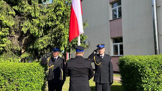 Dzień Flagi Rzeczypospolitej Polskiej u gostynińskich strażaków