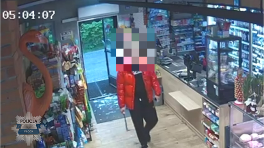 Gmina Gąbin: Rozbojarz z maczetą zatrzymany przez płockich policjantów [VIDEO]