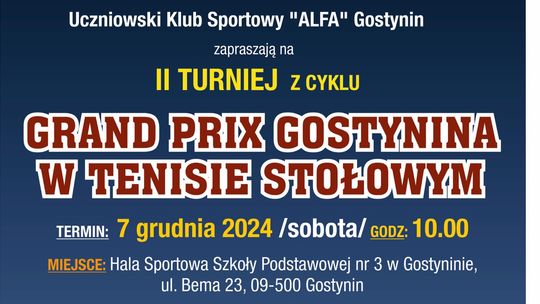 Grand Prix Gostynina w tenisie stołowym