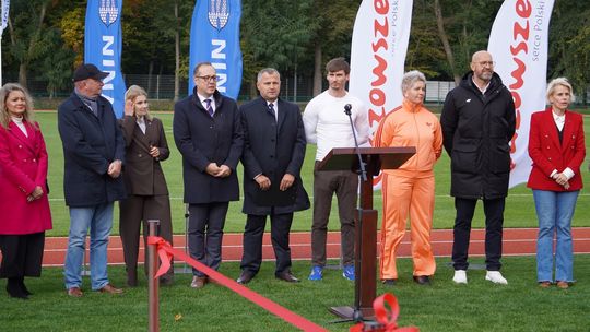 Gwiazdy polskiego sportu otworzyły zmodernizowany stadion w Gostyninie