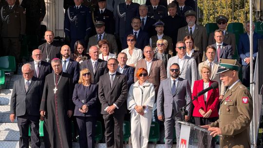 Gostynińscy samorządowcy na inauguracji 2 Brygady Rakiet w Łowiczu