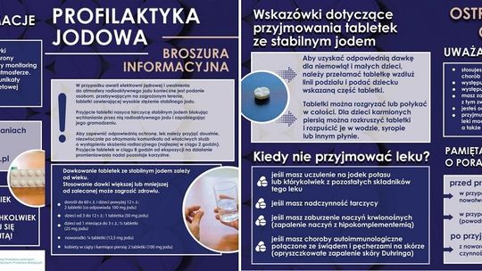 Informacja Burmistrza dotycząca dystrybucji preparatu ze stabilnym jodem