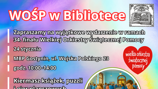 Kiermasz książek i spotkanie ze Zwierzakolubami w Gostyninie