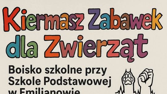Kiermasz zabawek dla zwierząt
