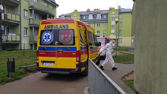 Karetka pogotowia przyjechała z Włocławka