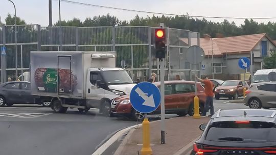 Kolizja na skrzyżowaniu Powstańców Styczniowych