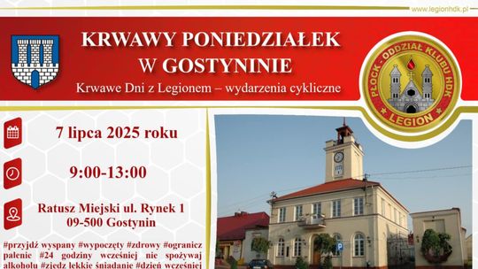Oddaj krew w Gostyninie