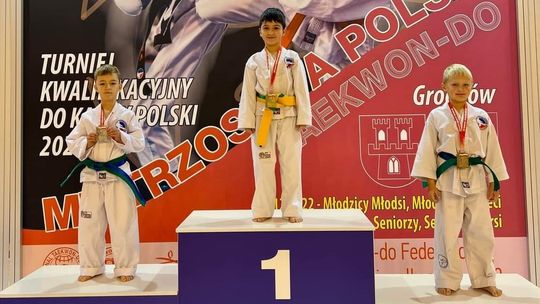 Medale gostyninian na Mistrzostwach Polski Taekwon-do