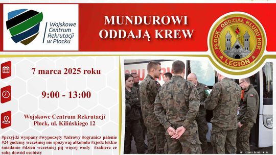 Mundurowi Oddają Krew