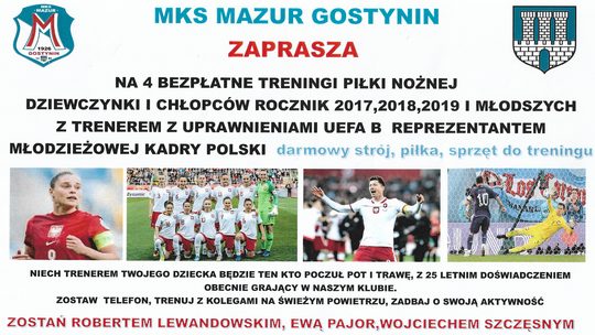 Nabór młodych piłkarzy do Mazura: zapraszamy roczniki 2017-19