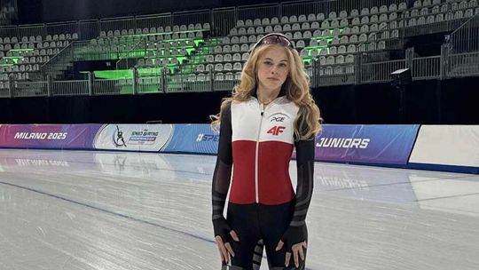 Nadia Machała na Pucharze Świata Juniorów w Łyżwiarstwie Szybkim w Mediolanie