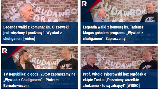 Nadleśniczy Jacek Liziniewicz wystąpi w programie TV Republika
