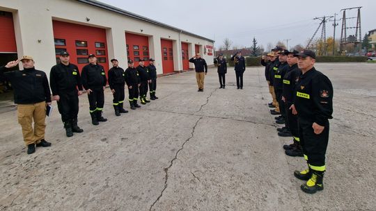 Narodowe Święto Niepodległości w Komendzie Powiatowej Państwowej Straży Pożarnej w Gostyninie