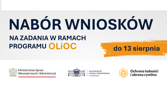 OLiOC - rusza nabór wniosków w województwie mazowieckim