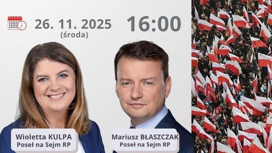 Otwarte spotkanie z posłem Mariuszem Błaszczakiem