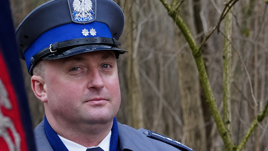 Paweł Klimek z KPP w Gostyninie otrzymał stopień podkomisarza Policji