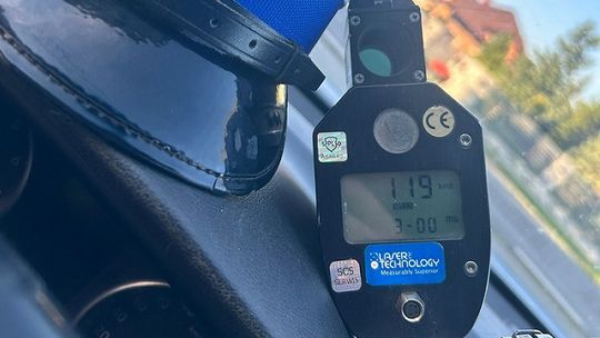 Pędził 119 km/h w terenie zabudowanym – stracił prawo jazdy na 3 miesiące