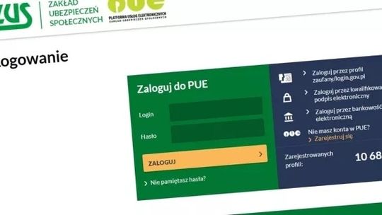 Płatnicy składek mają czas do 30 grudnia na założenie konta w PUE ZUS