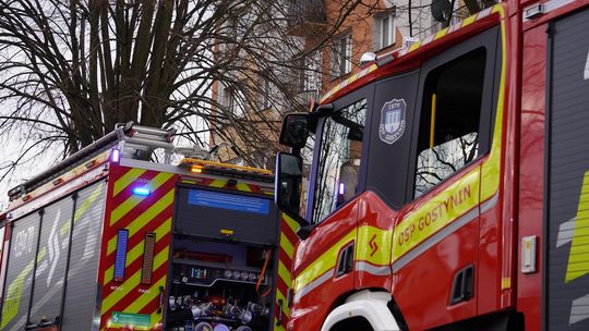 Pożar w bloku przy ulicy Wojska Polskiego