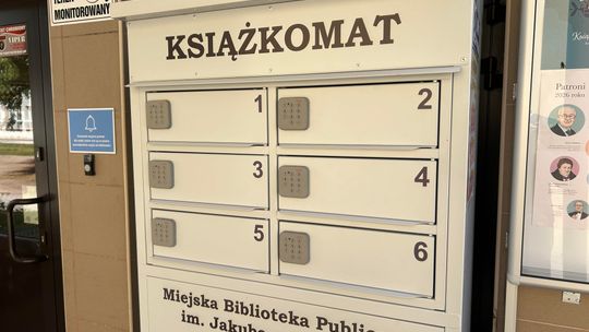Przy Miejskiej Bibliotece Publicznej działa książkomat