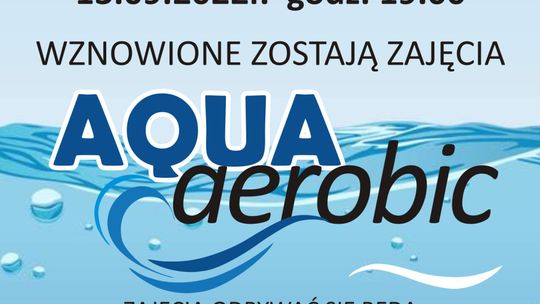 Ruszają zajęcia Aqua Aerobic