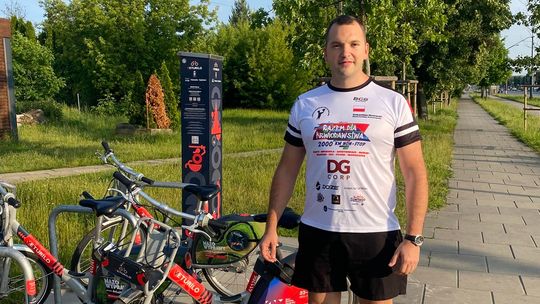Sebastian Nowacki rusza rowerem po rekord Polski