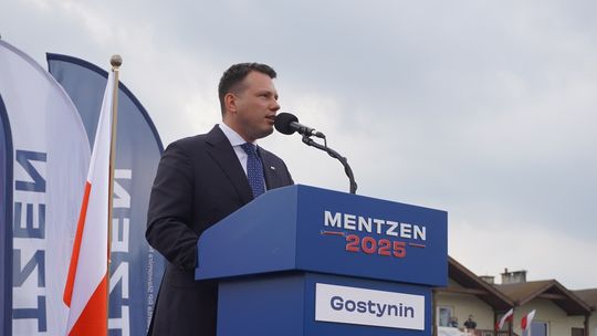 Sławomir Mentzen przybył do Gostynina