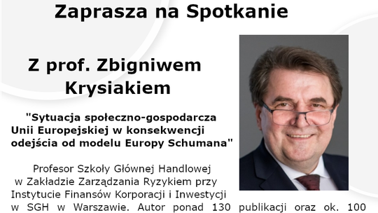 Spotkanie z prof. Zbigniewem Krysiakiem w Gostyninie