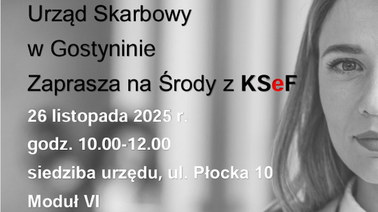 Środy z KSeF V - Urząd Skarbowy w Gostyninie zaprasza