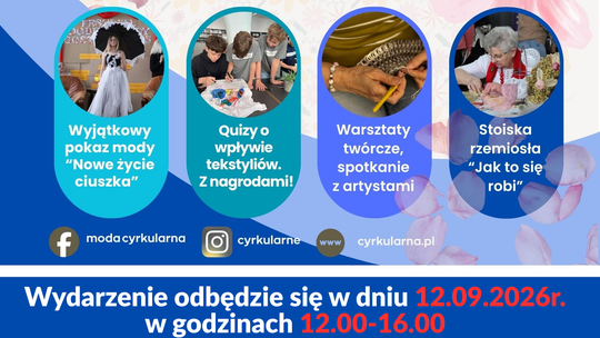 Starosta Gostyniński Andrzej Krzewicki oraz Fundacja Mody Cyrkularnej wraz z partnerami zapraszają na: ✨ II Festiwal Dobrej Mody w Powiecie Gostynińskim