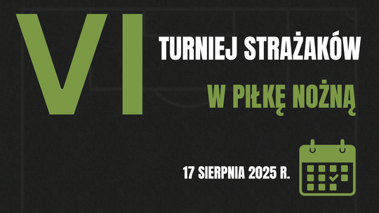 Strażacy zagrają w turnieju piłkarskim