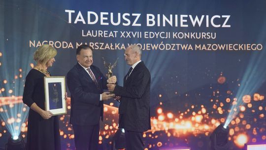 Tadeusz Biniewicz laureatem Nagrody Marszałka Województwa Mazowieckiego