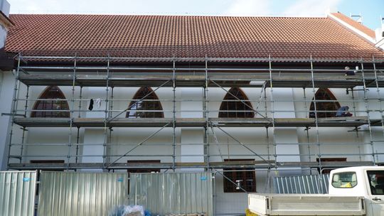 Trwają prace remontowe na zamku