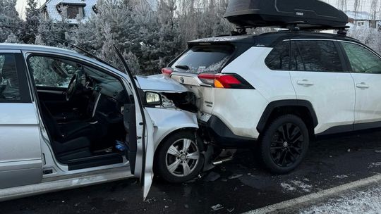 Utrudnienia w ruchu w Płocku przy wyjeździe w kierunku Warszawy