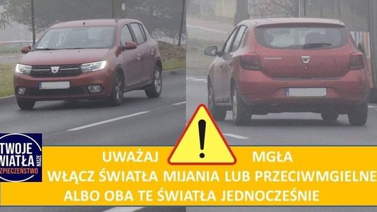 Uwaga na mgły! Apel o szczególną ostrożność