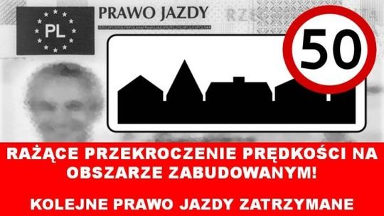 W Czyżewie kierowca osobówki pędził 106 km/h. Na trzy miesiące odpocznie od kierownicy