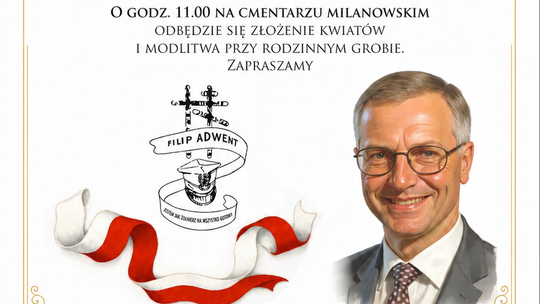 W Milanówku uczczą 21. rocznicę śmierci Filipa Adwenta
