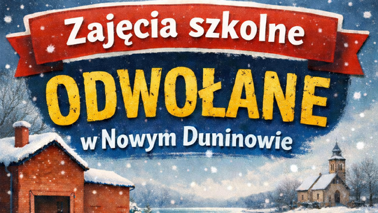 W Nowym Duninowie odwołano zajęcia szkolne