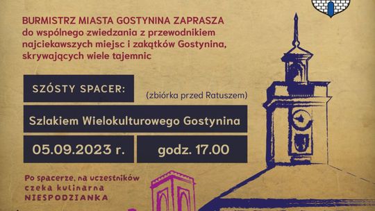 We wtorek, 5 września, ostatni spacer szlakiem "Wielokulturowego Gostynina"