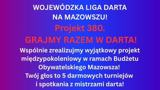 Wielka szansa dla fanów darta na Mazowszu! Powstanie bezpłatna liga wojewódzka?