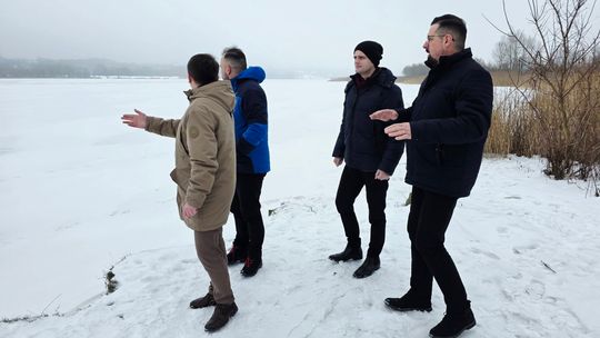 Wisła w okolicach Popłacina pod kontrolą